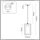 Подвес 3728/1 ★Lumion, 1 x 60Вт☀, Черный► — Купить▼
