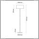 Торшер 3745/2F ★Lumion, 2 x 60Вт☀, Матовый никель► — Купить▼