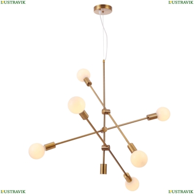 Люстра FR5043PL-06BS ★Freya, 6 x 60Вт☀, Бронза► — Купить▼