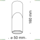 Спот C027CL-L10B ★Maytoni, 1 x 10Вт☀, Черный► — Купить▼