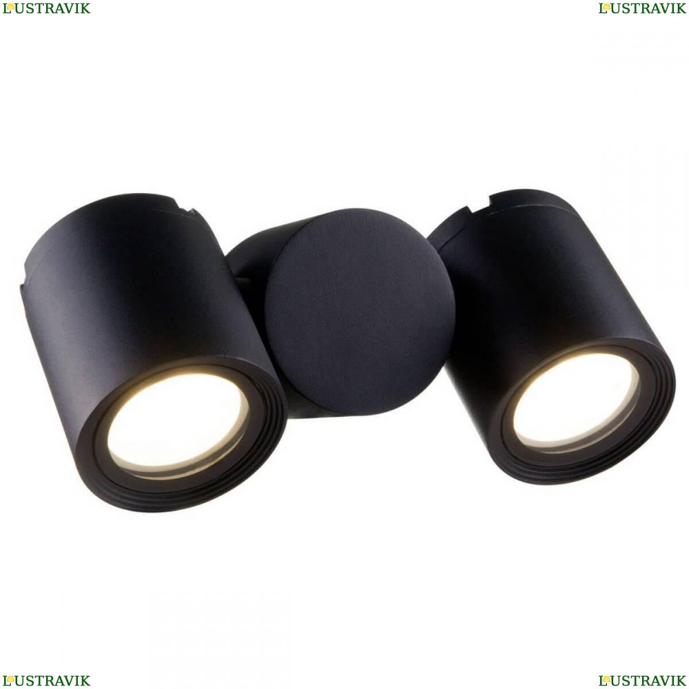 Светильник O010WL-02B ★Maytoni, 2 x 50Вт☀, Черный► — Купить▼