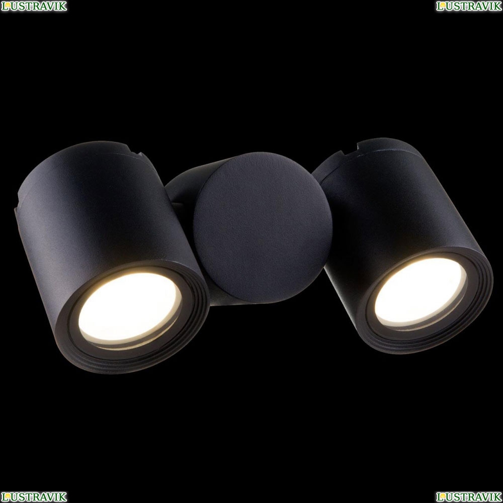 Светильник O010WL-02B ★Maytoni, 2 x 50Вт☀, Черный► — Купить▼