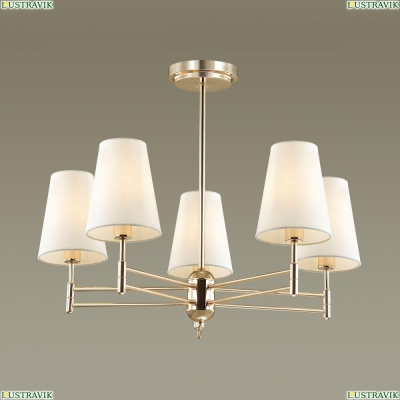 Люстра 4436/5C ★Lumion, 5 x 40Вт☀, Золото► — Купить▼