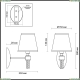 Бра 4429/1W ★Lumion, 1 x 40Вт☀, Бронза► — Купить▼