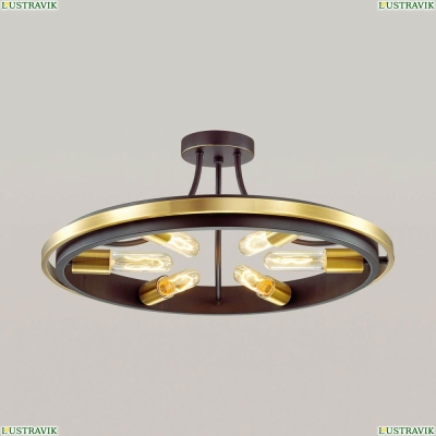 Люстра 4401/6C ★Lumion, 6 x 60Вт☀, Черный► — Купить▼