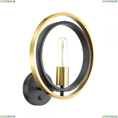 Бра 4401/1W ★Lumion, 1 x 60Вт☀, Черный► — Купить▼