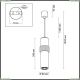 Подвес 4738/5L ★Odeon Light, 1 x 5Вт☀, Черный► — Купить▼