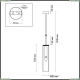 Подвес 4695/1 ★Odeon Light, 1 x 40Вт☀, Хром► — Купить▼
