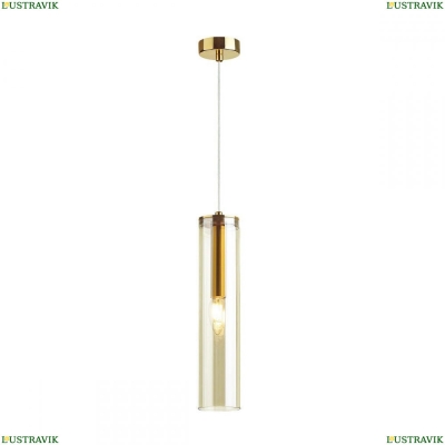 Подвес 4693/1 ★Odeon Light, 1 x 40Вт☀, Золото► — Купить▼