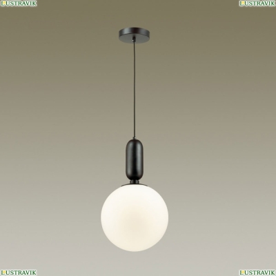 Подвес 4671/1 ★Odeon Light, 1 x 40Вт☀, Черный► — Купить▼