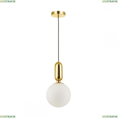 Подвес 4669/1 ★Odeon Light, 1 x 40Вт☀, Золото► — Купить▼