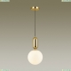Подвес 4669/1 ★Odeon Light, 1 x 40Вт☀, Золото► — Купить▼