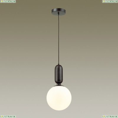 Подвес 4668/1 ★Odeon Light, 1 x 40Вт☀, Черный► — Купить▼