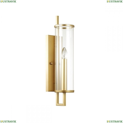 Бра 4655/1W ★Odeon Light, 1 x 60Вт☀, Золото► — Купить▼