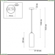 Подвес 4642/1 ★Odeon Light, 1 x 60Вт☀, Золото► — Купить▼