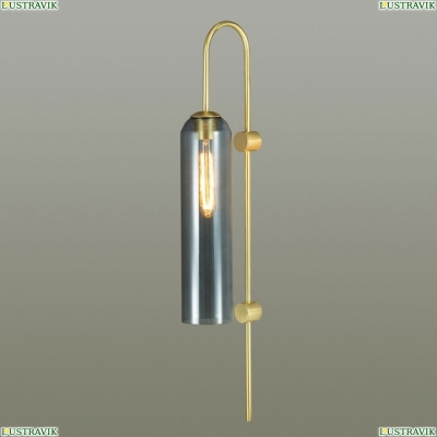 Бра 4641/1W ★Odeon Light, 1 x 60Вт☀, Золото► — Купить▼
