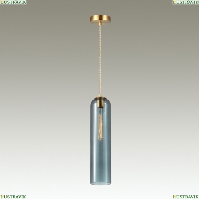 Подвес 4641/1 ★Odeon Light, 1 x 60Вт☀, Золото► — Купить▼