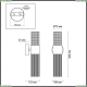 Бра 4631/2W ★Odeon Light, 2 x 40Вт☀, Серый► — Купить▼