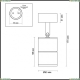 Светильник 4207/1C ★Odeon Light, 1 x 50Вт☀, Черный► — Купить▼