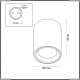 Светильник 4206/1C ★Odeon Light, 1 x 50Вт☀, Белый► — Купить▼