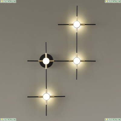 Светильник 3906/14WL ★Odeon Light, 1 x 3,5Вт☀, Черный► — Купить▼