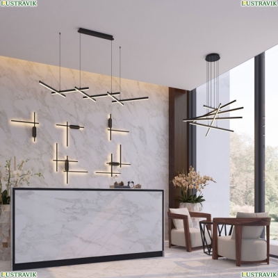 Подвес 3890/96L ★Odeon Light, 1 x 16Вт☀, Черный► — Купить▼