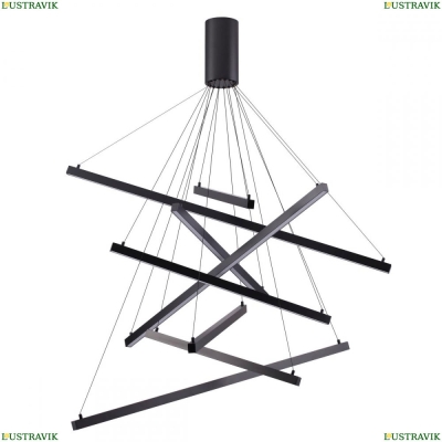 Подвес 3860/96B ★Odeon Light, 1 x 12Вт☀, Черный► — Купить▼