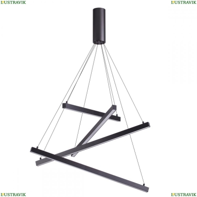 Подвес 3860/48B ★Odeon Light, 1 x 12Вт☀, Черный► — Купить▼