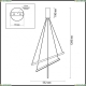 Подвес 3860/39B ★Odeon Light, 1 x 13Вт☀, Черный► — Купить▼