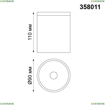 Уличный светодиодный светильник Novotech Tumbler 358011 - купить в интернет-магазине ЛЮСТРАВИК