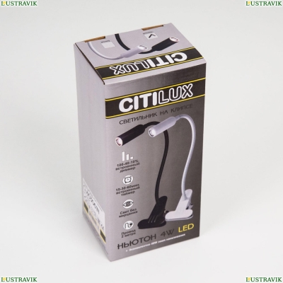 Лампа на прищепке светодиодная с диммером и таймером CL803061N Citilux Ньютон — купить в интернет-магазине ЛЮСТРАВИК