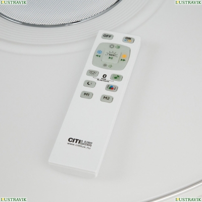 Люстра музыкальная с Bluetooth и пультом CL703M101 Citilux Light & Music  — купить в интернет-магазине ЛЮСТРАВИК