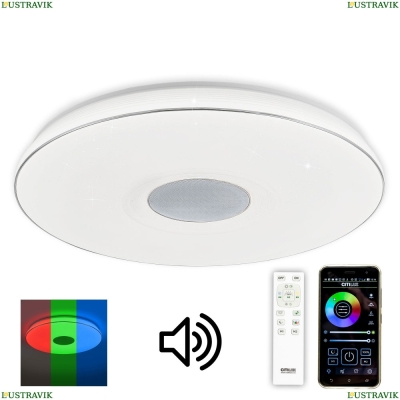 Люстра музыкальная с Bluetooth и пультом CL703M100 Citilux Light & Music — купить в интернет-магазине ЛЮСТРАВИК