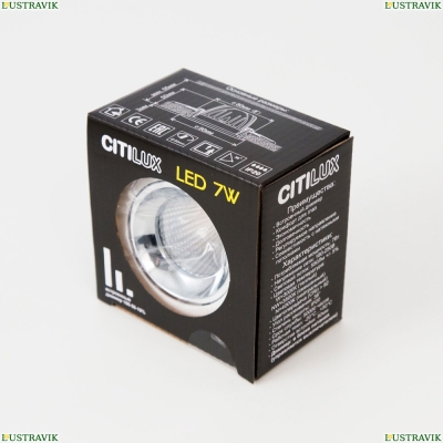 Встраиваемый светильник CLD001NW1 Citilux Альфа — купить в интернет-магазине ЛЮСТРАВИК