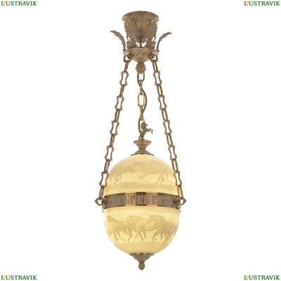 Подвес 71000P/25 GW Horse Y8 FH1S ★Bohemia Ivele Crystal, Золото белёное► — Купить▼