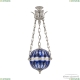 Подвес 71000P/25 NW Clear-Blue/H-1H Y8 ★Bohemia Ivele Crystal, Никель белёный► — Купить▼