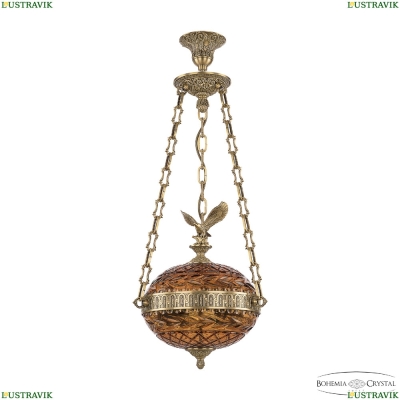 Подвес 71000P/30 FP Amber/M-1F FE1M ★Bohemia Ivele Crystal, Патина► — Купить▼