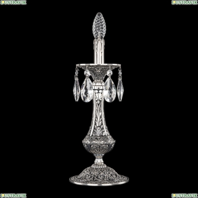 Настольная лампа 71100L/1-37 NB ★Bohemia Ivele Crystal, Никель чернёный► — Купить▼