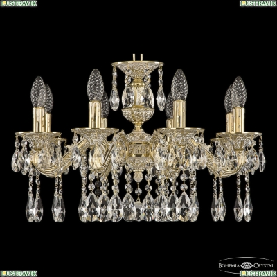 Люстра 71202/8/175 A GW ★Bohemia Ivele Crystal, Золото белёное► — Купить▼