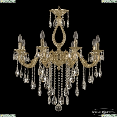 Люстра 71301/8/250 B G ★Bohemia Ivele Crystal, Золото► — Купить▼