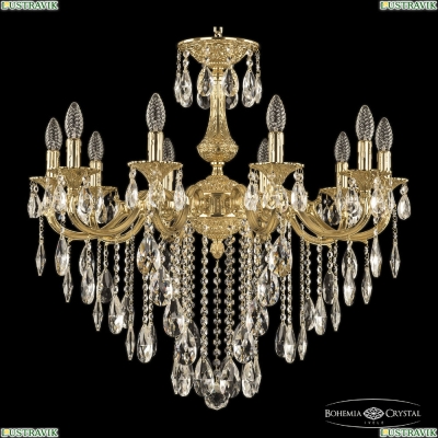 Люстра 72101/10/250 B G ★Bohemia Ivele Crystal, Золото► — Купить▼