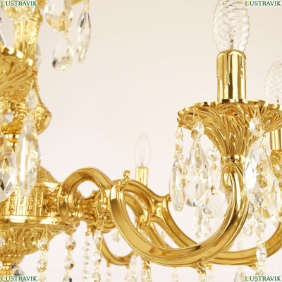 Люстра 72101/10/250 B G ★Bohemia Ivele Crystal, Золото► — Купить▼