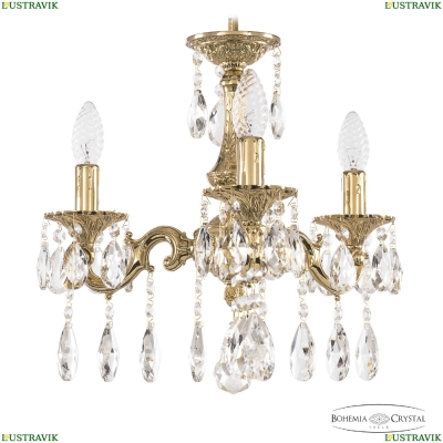 Люстра 72101/3/125 A G ★Bohemia Ivele Crystal, Золото► — Купить▼