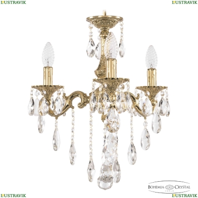 Люстра 72101/3/125 B G ★Bohemia Ivele Crystal, Золото► — Купить▼