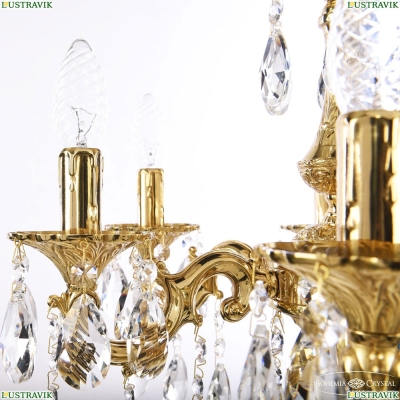 Люстра 72101/6/125 A G ★Bohemia Ivele Crystal, Золото► — Купить▼