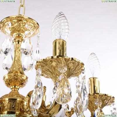 Люстра 72101/6/125 A G ★Bohemia Ivele Crystal, Золото► — Купить▼