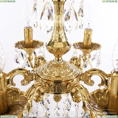 Люстра 72101/6/125 B G ★Bohemia Ivele Crystal, Золото► — Купить▼