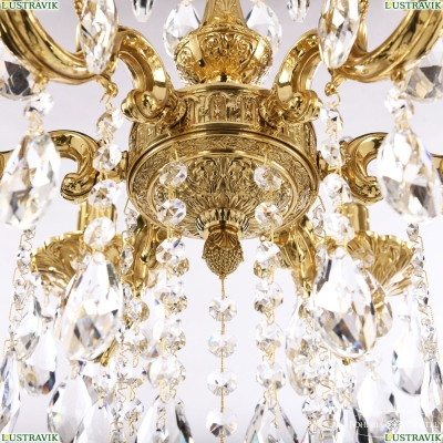 Люстра 72101/6/125 B G ★Bohemia Ivele Crystal, Золото► — Купить▼