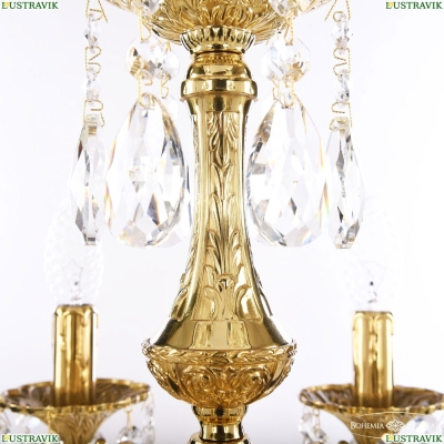 Люстра 72101/6/125 B G ★Bohemia Ivele Crystal, Золото► — Купить▼