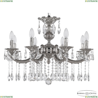 Люстра 72208/8/210 A Ni ★Bohemia Ivele Crystal, Никель► — Купить▼